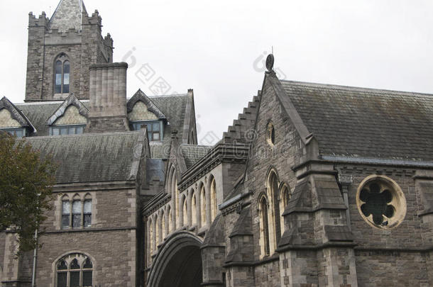 克赖斯特彻奇大教堂，都柏林的一个重要<strong>天主教</strong>会