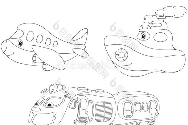 空气飞机飞艇航空气球