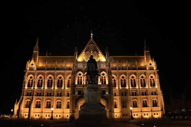 布达佩斯建筑风景夜谈判