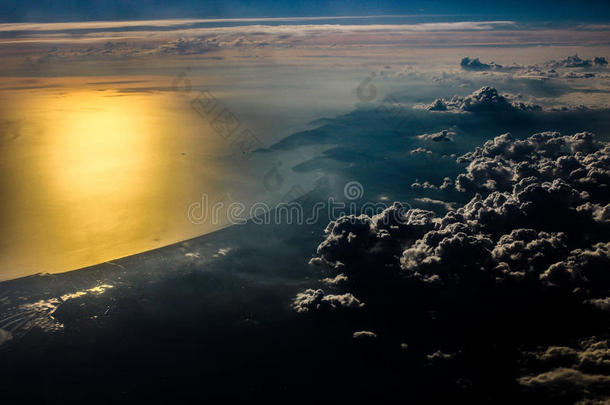 在上面空气气氛大气背景