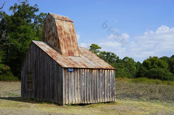 阿肯色州建筑小屋波纹状陨石坑