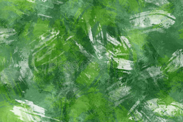 绿色和白色笔画无缝纹理背景