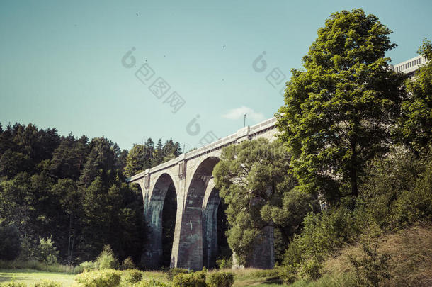 波兰马祖里斯坦奇基旧混凝土铁路桥
