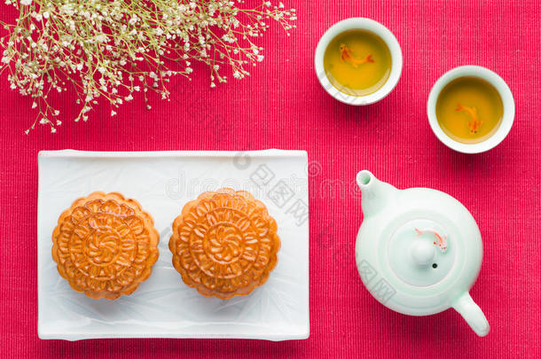 中国传统月饼茶