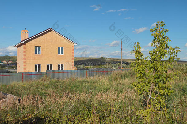 建筑的建筑学蓝色砖建筑