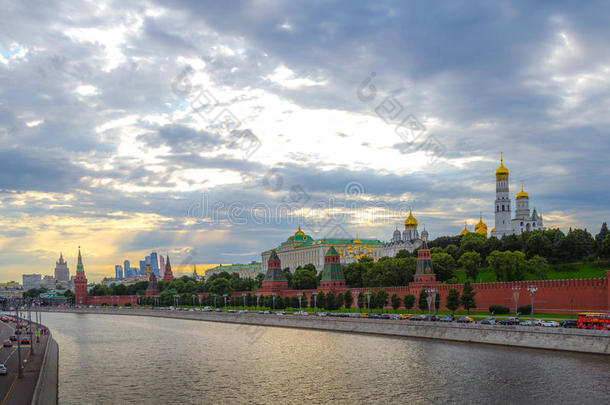 莫斯科克里姆林宫的堤坝