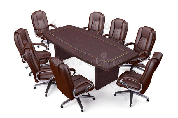 会议室办公室会议桌和椅子