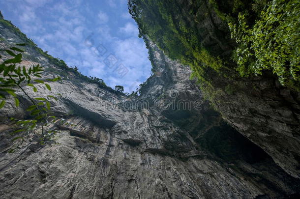 重庆武隆天然桥景观