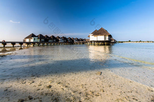 海滩景观在<strong>四季</strong>度假胜地马尔代夫在库达胡拉