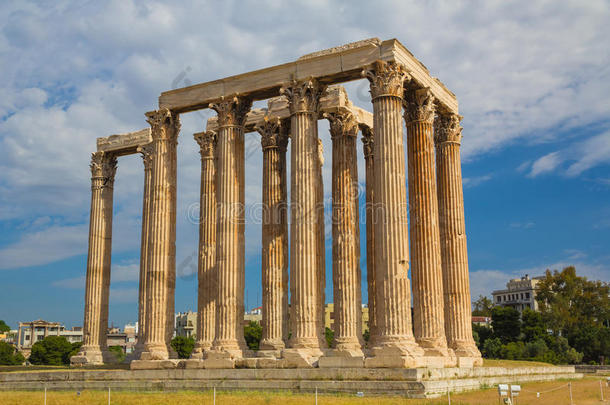 古代宙斯奥林匹亚神庙，雅典，欧洲