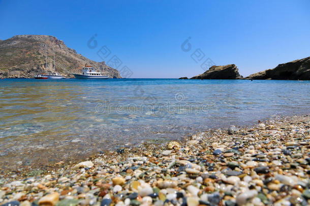 海滩Folegandros