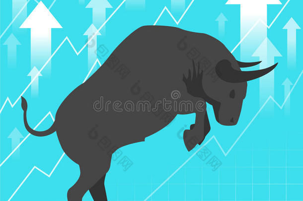 牛市呈现上升趋势的股票市场概念