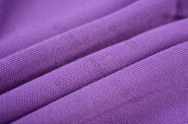 由棉纤维制成的紫水晶紫色布