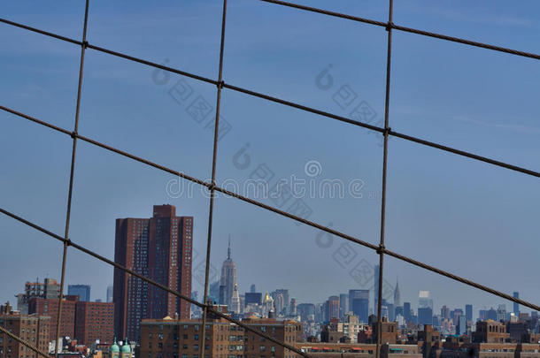 纽约的桥视图