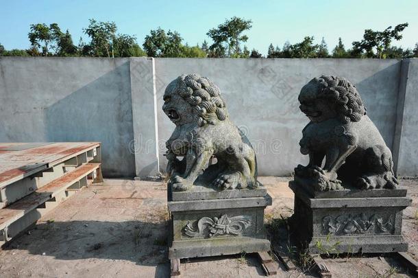 古代的中国人建设文化狮子