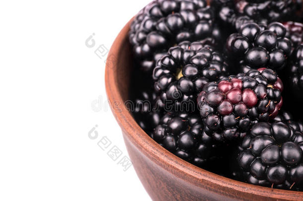 碗里的黑莓