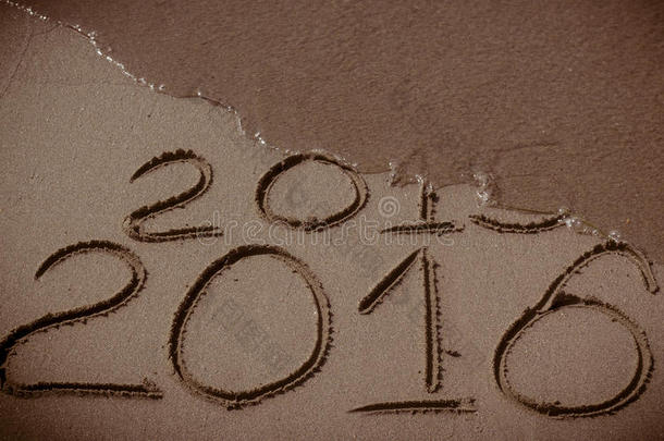2016年历书交替海滩开始