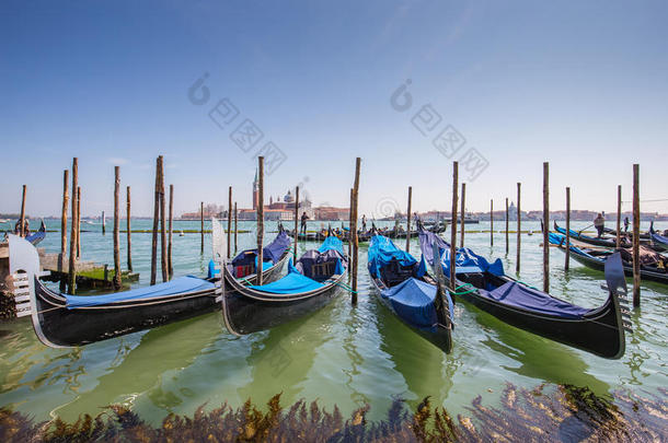 意大利威尼斯划船船贡多拉