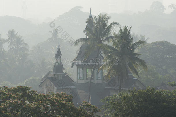 亚洲缅甸仰光Shwedagon宝塔