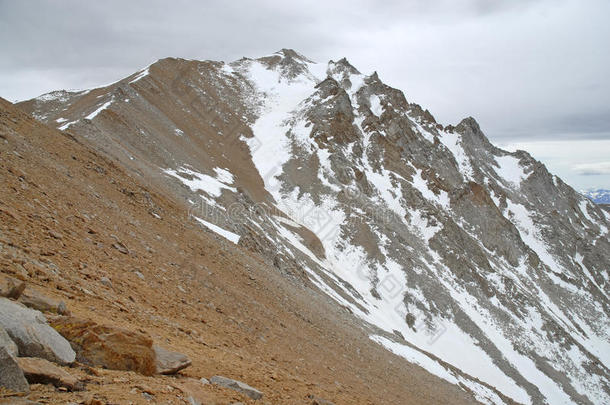 接近白山界峰，内华达州13er和州高点