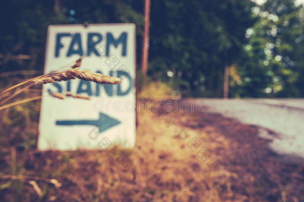 农场看台标志
