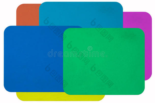 彩色橡胶鼠标垫