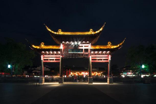 古代的建筑学拱门建筑中国人
