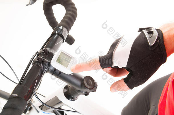 活动自行车骑自行车特写镜头计算机