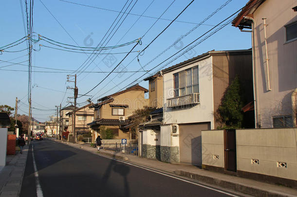 日本马苏的一条街道