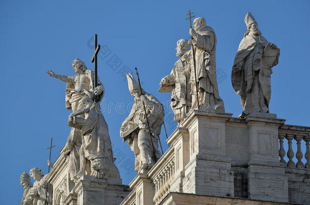 罗马<strong>圣约翰</strong>拉特兰教皇拱门的细节