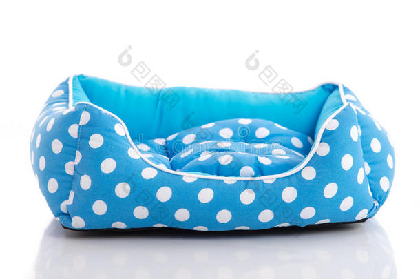 蓝色宠物床
