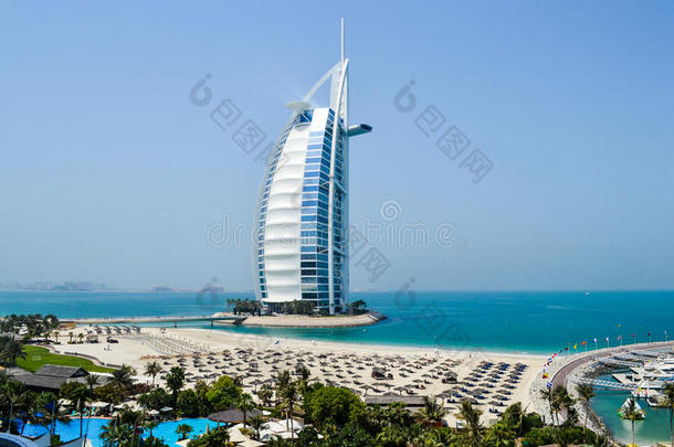 迪拜。帆船酒店