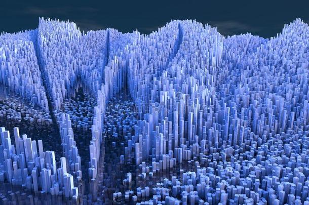 未来的城市，摩天大楼，科幻小说