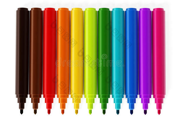 彩色标记彩色笔集