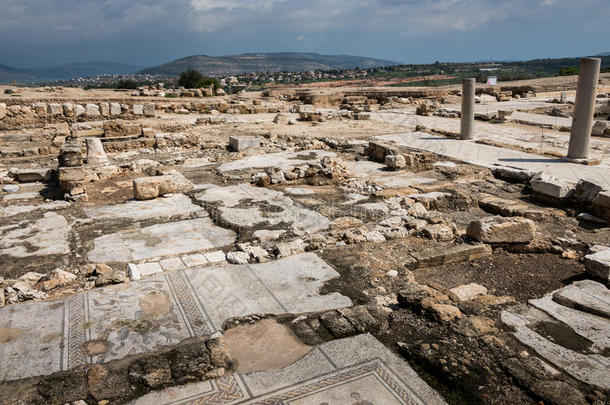 考古学迪奥凯撒利亚伽利略房子以色列