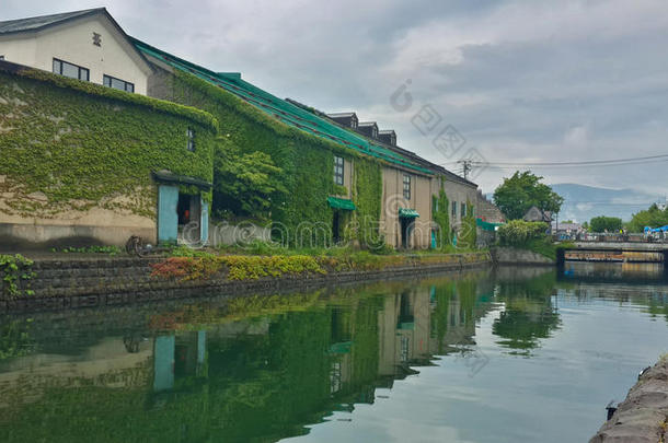 桥建筑运河水坝绿色