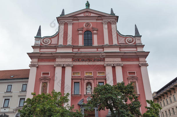 在卢布尔雅那举行的弗朗西斯坎教会