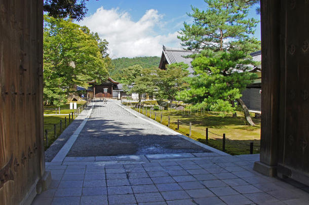 京都金殿金阁寺入口