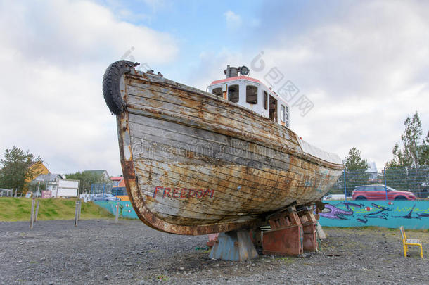 雷克雅未克的渔船