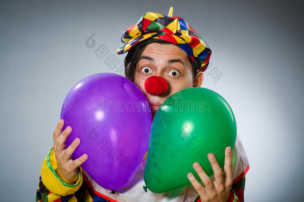 球气球秃鹫生日小丑