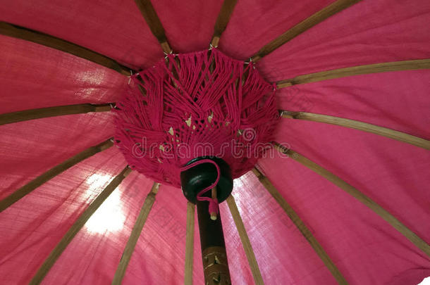 附件古董布流行的阳伞