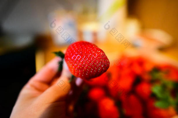 美味的草莓