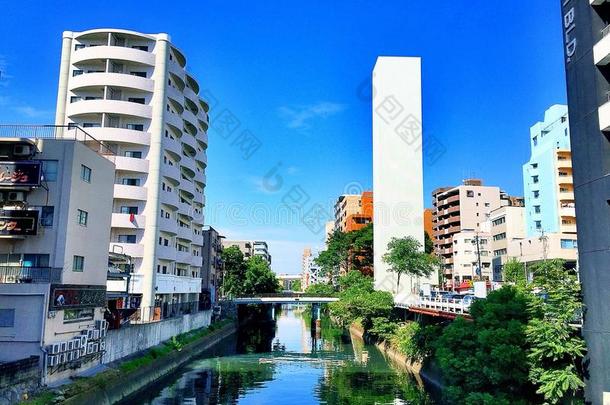 建筑城市绿色日本风景