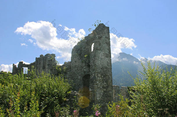 阿尔卑斯山奥地利奥地利的城堡埃伦伯格