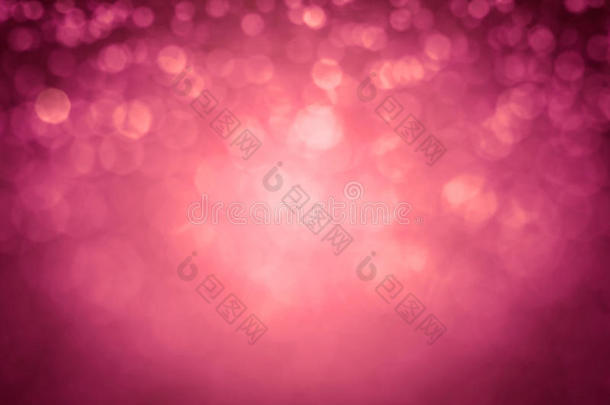 抽象模糊甜蜜的红色粉红色波克照明从闪光的文字
