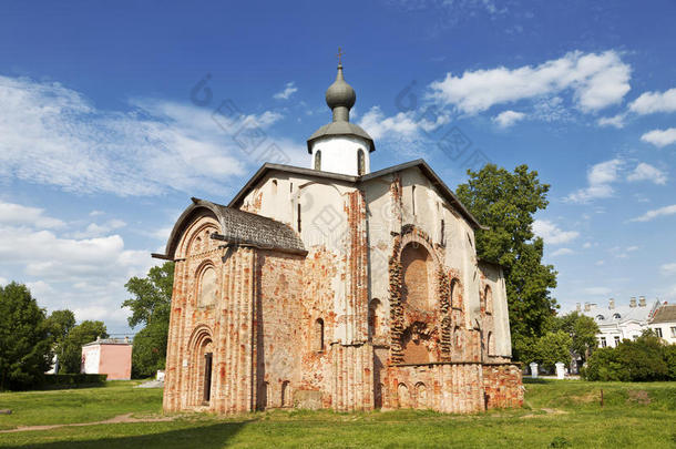 圣帕斯克瓦教堂在雅罗斯拉夫的法庭在维利基诺夫哥罗德，俄罗斯。