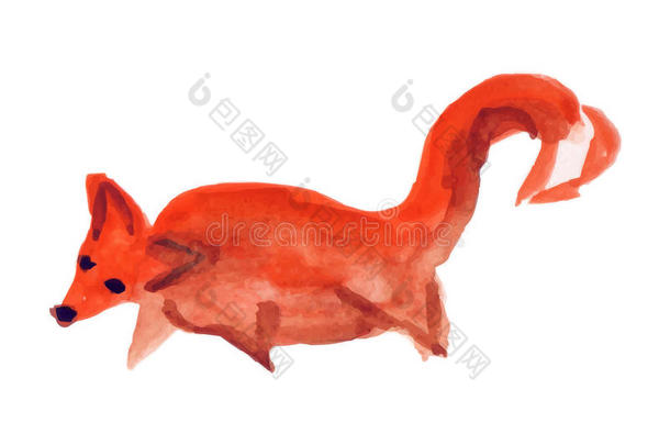 有趣的狐狸（收集动物）孩子的画