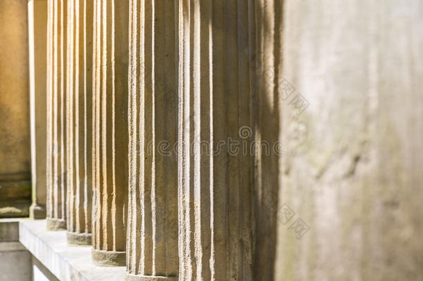 一些古代柱子的细节