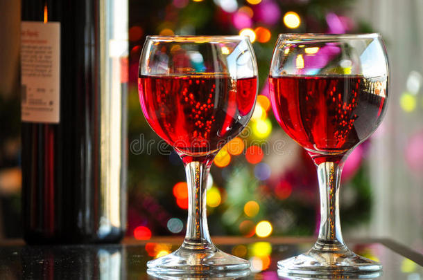 圣诞<strong>装饰红酒</strong>杯