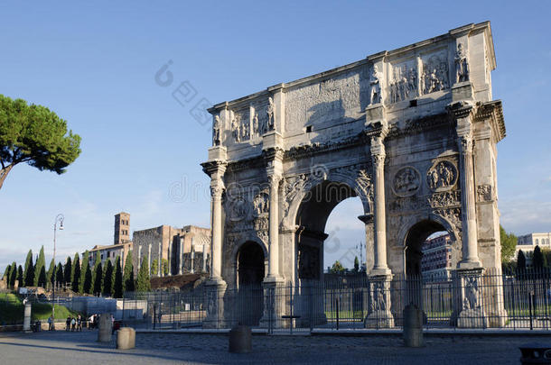 君士坦丁拱门，罗马，意大利